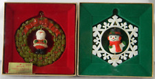 Vintage Lot of  2 Hallmark Tree Trimmer TWIRL-ABOUT Ornaments 1970s - EUC picture