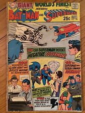 DC COMICS WORLD’S FINEST # 188 1969 SILVER AGE COMIC 80 PAGE GIANT  picture