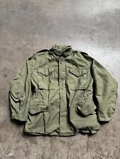 VTG Men's Green Field Jacket With Hood Cotton Sateen OG-107 M Military Vietnam picture