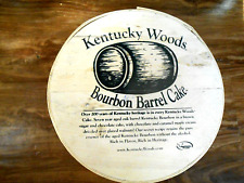 Kentucky Woods Bourbon Barrel Cake WOOD ROUND BOX (50 oz.) G picture