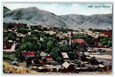 c1920's Bird's Eye View Mountain Scene Golden Colorado CO Vintage Postcard picture