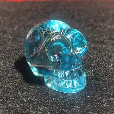 Wholesale Rainbow Titanium melting Quartz carved skull crystal reiki healing 2