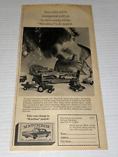 Vintage 1964 Matchbox Toy Car PRINT AD Christmas Boy Lesney picture