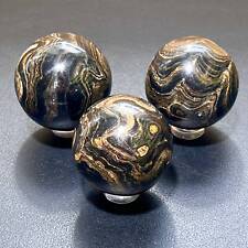 Stromatolite Fossil Spheres (1.5 Inches) Polished Natural Gemstones picture