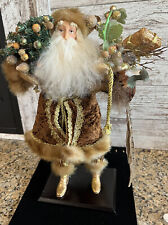 Vintage Father Christmas Santa On Stand picture