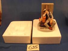 G35 VINTAGE NORMAN ROCKWELL DANBURY MINT PORCELAIN FIGURINES ASLEEP ON THE JOB picture