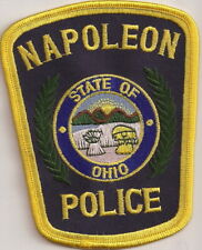 Napoleon yellow border Police Patch Ohio OH  picture