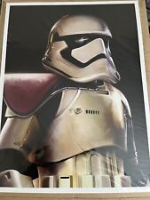 Star Wars Rare Limited Art By Brian Rood First Order Stormtrooper Lucas film Art picture