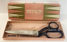 Vintage Wiss Model CB9 Nickle Plated Pinking Shears 9
