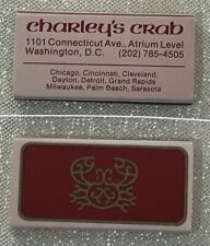 Vintage Matchbox Charley’s Crab Washington, D. C. unstruck Chuck Muer gmg picture