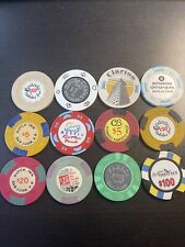 (12) Puerto Rico Casino Chips Vintage Chips $1 $5 $20 $25 $100 Sands Westin picture