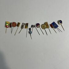 16 pieces: Vintage Olympic pins badges, Miscellaneous Olympics. And Other Badges picture