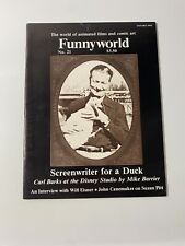 Funnyworld Animation Comic Art Magazine #21 Carl Barks Issue 1979 Black & White picture