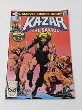 LN Excellent Kazar The Savage #1 Newsstand (1981 Marvel) Bronze Age Comic Book picture