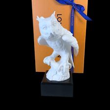 Goebel Limited Edition All White Large Figurine Great Horned Owl Matte 612/950 picture