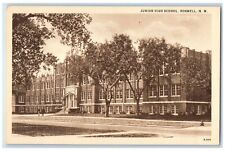 c1940s Junior High School Building Exterior View Roswell New Mexico NM Postcard picture