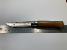 Opinel No. 08 Inox Steel Folding Knife, Wood Handle (B) picture