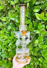 TALL Lookah Glass ™ 17” THICK  Double Honeycomb Perc BONG Glass Water Pipe picture