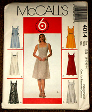 Miss MP McCall 4014 Pattern Panel Summer Dress Sleeveless UNCUT Size 8 10 12 14 picture