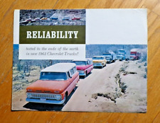 Collectible Vintage 1963 Chevrolet Trucks Original Sales Brochure picture