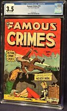 FAMOUS CRIMES #19 (FOX 9/50) - CGC 3.5 picture