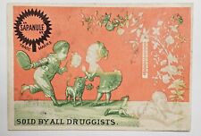1890's Victorian Trade Card Sapanule Glycerine Lotion Sold By All Druggists picture