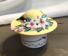 Willow Hall Trinket Box Flower Hat Mini 3