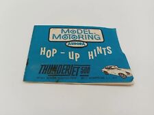 Vintage 1964 Aurora Model Motoring Hop Up Hints Booklet READ picture