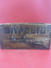 Vintage SUPER RARE SAPOLIO WOOD CRATE/BOX picture
