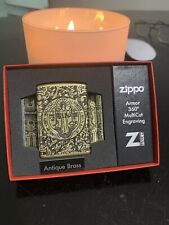 Zippo Windproof Armor St. Benedict Lighter, Constantine, 29719 New In Box picture