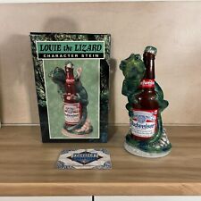 1997 Budweiser Louie The Lizard Character Stein Original Box Limited Edition picture