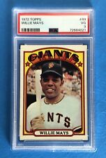 1972 Topps #49 WILLIE MAYS - SAN FRANCISCO GIANTS    PSA 3  VG picture