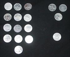 17 VINTAGE 1960's / 1970's SUNOCO GAS COLLECTOR TOKENS -CARS-MAN IN SPACE-STATES picture