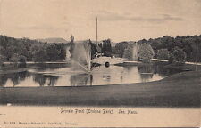 Postcard Private Pond Erskine Park Lee MA  picture
