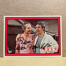 Mike Farrell Autographed MASH Card picture