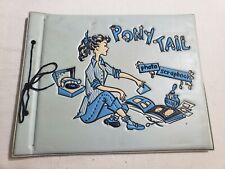 Vintage 1956 PONY TAIL Scrapbook SHOELACE TIE All Original Blank Pages 30 Pages picture
