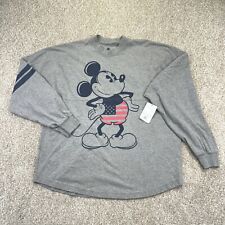 NEW Y2K Disney American Original Spirit Jersey Shirt Mickey Mouse XL Adult Gray picture