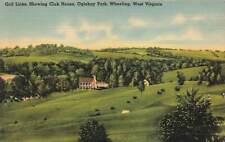 c1930s-40s Golf Links Club House Oglebay Park Wheeling West Virginia Linen P316 picture