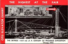 Postcard The Skyride Amusement Ride Century of Progress Exposition Chicago picture
