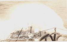 Uss Huntington ACR-5 WWI US Navy Ship Armored Cruiser Postcard Rppc picture