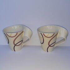 Villeroy & Boch New Wave Ethno Coffee Cups (2)  8 ounce Cups picture
