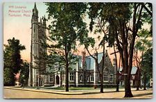 Fairhaven Massachusetts~Unitarian Memorial Church~Undivided Back Postcard picture