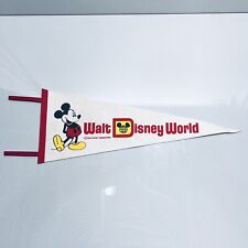 Vintage Walt Disney World Souvenir Felt Pennant 24