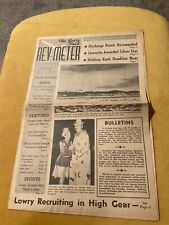 WWII The Loury Field REV-METER Newspaper November 1945 Jan. 25th 1946 vol. 5 #34 picture