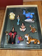 Vtg  Disney Storybook Aladdin  ￼ 8 Christmas Ornament set picture