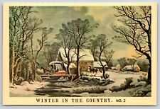 Postcard Winter In The Country Houses  picture