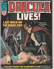 DRACULA LIVES #8 MARVEL CURTIS MAGAZINE 1974 nice FN/VF Bram Stokers adaptation picture