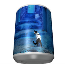 11 oz Mug - Cat in Blue City - Microwave & Dishwasher Safe Pets Coffee Cup Gift  picture