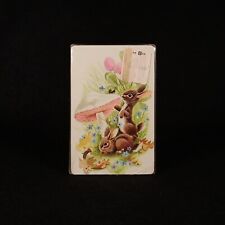 Bunny Rabbits & Mushroom - SEALED Deck - Stardust Nu Vue - Vintage Playing Cards picture