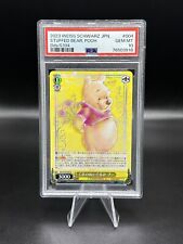 2023 Weiss Schwarz Japanese Stuffed Pooh Bear #4 Rare PSA 10 Disney 100 picture